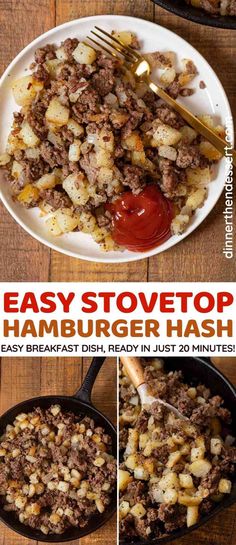 an easy stove top hamburger hashbrown hashbrown is ready in just 20 minutes