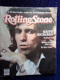 A rare and highly collectible Rolling Stone Magazine back issue from 1981 in excellent vintage condition. Clean cover, no mailing label. 100 pages. Great gift idea! Cover Story "Love Wears a White Stetson, Keith Richards, The Rolling Stone Interview" By Kurt Loder Great photo of Richards with his girlfriend in 1981 and current wife, Patti Hansen, when Richards was 38 and Hansen was 25. Random notes on Jefferson Starship,Pat Benatar, Steven Spielberg, Andy Kaufman with Chrissie Hynde and others. Glimmer Twins, Rolling Stone Magazine Cover, Jefferson Starship, Chrissie Hynde, Rolling Stone Magazine, Hall & Oates, Pat Benatar, Play Piano, Elvis Costello