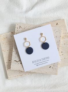 Everyday Polymer Clay Earrings, Christian Polymer Clay Earrings, Handmade Minimalist Clay Earrings, Clay Cross Earrings, Minimalist Polymer Clay Drop Earrings, Leather Jewellery