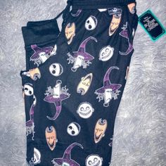 Nwt! Drawstring Waist With Pockets On The Sides. Super Soft And Comfortable Material! Black Halloween Sleepwear For Sleepover, Black Halloween Loungewear Pants, Black Christmas Loungewear Bottoms, Black Bottoms For Christmas Loungewear, Black Loungewear Bottoms For Christmas, Halloween Pjs, Christmas Pajama Pants, Christmas Things, The Nightmare Before Christmas