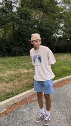 Van Outfits Men, Summer Outfit Guy Aesthetic, Men Clothes Aesthetic Summer, Hippy Guys Style, Skater Man Outfits, Casual Alt Mens Fashion, Mens Hiking Outfit Summer Style, Men’s Graphic Tees Outfits, Fashion Inspo Outfits Guys