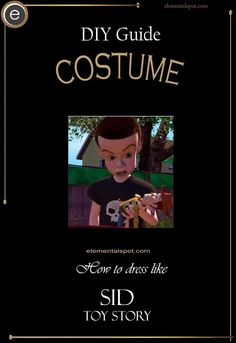 a book cover with the title, diy guide costume