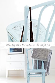 Hol dir jetzt den angesagten Shabby Chic Look für dein Zuhause! Mit den Rust-Oleum Möbellack Kreidefarben verwandelst du deine Möbel im Handumdrehen in echte Hingucker. Eukalyptus ist die ideale Farbe für eine harmonische und entspannende Atmospäre. Painted Furniture, Furniture