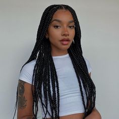 Rasta Hair, Braiding Styles, Big Box Braids Hairstyles, Box Braids Hairstyles For Black Women, Cute Box Braids Hairstyles, Makijaż Smokey Eye, Box Braids Styling