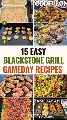 15 easy blackstone grill gameday recipes