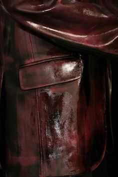 Red Leather Coat, Aleister Crowley, Cherry Wine, Red Aesthetic, Look At You, Leather Coat, The Mind, Dark Red, Red Leather