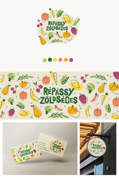 Corporate identity design - Grocery - Wanderer Graphic #brandidentity #graphic 💯 Local Food Logo, Grocery Branding Design, Grocery Store Design Logo, Grocery Business Card, Local Logo Design, Vegetarian Restaurant Logo, Grocery Graphic Design, Grocery Logo Design Ideas, Grocery Store Social Media