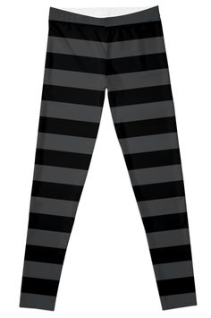 Super stretchy and durable polyester full-length leggings. Vibrant high-quality sublimation print across the front and back. Size range XXS-XL. Black and white stripes. Grey Witch, Custom Leggings, Black Shadow, Patterned Leggings, Maxi Dress Evening, Striped Leggings, Horizontal Stripes, Leggings Design, Striped Pants