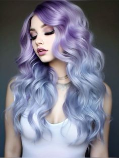 Cotton Candy Hair, Vibrant Hair, Candy Hair, Turquoise Hair, Hair Black, Purple Hues, The Purple, Blue Hair, Cotton Candy