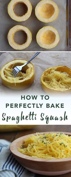 how to make perfectly bake spaghetti squash