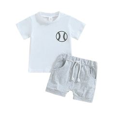 Happy Town Toddler Boy Outfits Casual Cute Boy Summer Outfits Infant Shorts Summer Clothes Specifications: For The Crowd: Baby Boys Fabric: Spandex Style: CasualCute Color: White Applicable Season: Summer Note: 1. Light and monitor settings may cause slight color differences. 2. Please allow slight deviation as all dimensions are measured manually. The image is only for reference. Package Contents: 1 x Tops 1 x Shorts Size: 9-12 Months.  Gender: male. Boy Shorts Outfits, Boy Summer Outfits, Toddler Boy Summer Outfits, Baby Boy Fabric, Toddler Boy Summer, Camouflage Outfits, Baby Boy Summer, Boys Summer Outfits