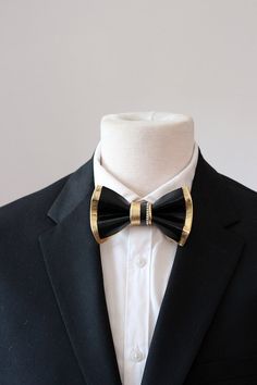 Check out this item in my Etsy shop https://www.etsy.com/listing/1217887302/black-and-gold-mens-custom-bow-tie-for Gold Bow Tie For Business, Gold Bow Tie For Formal Occasions, Classic Gold Bow Tie For Business, Gold Classic Bow Tie For Business, Dapper Butterfly Knot Bow Tie For Black-tie Events, Dapper Gold Bow Tie For Formal Occasions, Gold Dapper Bow Tie For Formal Occasions, Adjustable Gold Bow Tie, Adjustable Gold Bow Tie And Suit Accessories