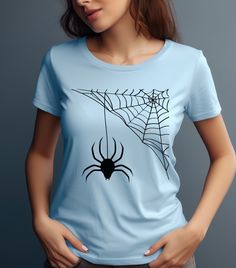 About this item Spider web t-shirt, Halloween spider, customer t-shirt, Happy Halloween , designer t-shirt, desıgn  gift,Gildan, special shirt, spooky season We make design t-shirts, sweatshirts and hoodies that you can use at every special moment of your life and give as a gift to you and your loved ones... We are looking forward to adding color to your life... *  We use the Gildan Soft Style brand.  ---How To Order --- * Please, check and review all photos * Choose your t-shirt size and color Bleach Spider Web Shirt, Spider Web Tshirt Halloween Shirt, Spider T Shirt, Halloween Graphic Design Short Sleeve T-shirt, Halloween Graphic Crew Neck T-shirt, Fitted Cotton T-shirt With Spooky Design, Halloween All Over Print Short Sleeve T-shirt, Halloween Spider, Make Design