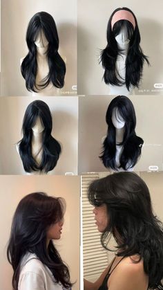 Hairstyles Ladies, Korean Long Hair, Pretty Hair Cuts, Hair Style Korea, Hair Inspiration Long, Hairstyles For Layered Hair, Haircuts For Wavy Hair, Hair Tutorials Easy, Hair Stylies