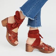 Brand New Free People Emmy Wrap Clogs! Perfect For Your Spring Wardrobe! Casual Clogs With Block Heel And Heel Loop, Leather Closed Toe Clogs With Wrapped Heel, Leather Clogs With Wrapped Heel And Closed Toe, Casual Closed Toe Mules With Wrapped Heel, Spring Clogs With Wrapped Heel And Round Toe, Casual Clogs With Flat Heel And Heel Loop, Casual Clogs With Stacked Open Heel, Casual Clogs With Stacked Wedge Heel, Casual Clogs With Reinforced Wedge Heel