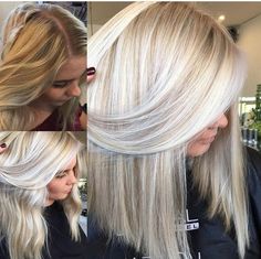 Cool Blonde Hair Colour, Highlights Balayage, Cool Blonde Hair, Long Hair Color, Cool Blonde, Blonde Hair With Highlights, Balayage Brunette, Platinum Blonde Hair, Brown Blonde Hair