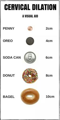 a poster with different types of doughnuts and donuts on it's sides