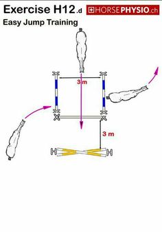 the diagram shows how to use exercise h2 for easy jump training and resistance exercises