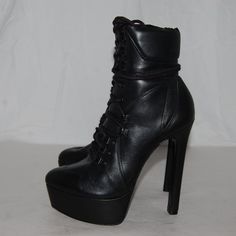 Ruthie Davis In Excellent Condition. Ankle Boots Material: 100% Real Leather Color: Black Size: Eu 37 Us 7 Heel: 5.75" Inches Platform: 1.5" Inches Ruthie Davis, Heel Ankle Boots, Platform Heel, Heeled Ankle Boots, Platform Heels, Bootie, Real Leather, Bootie Boots, Ankle Boots