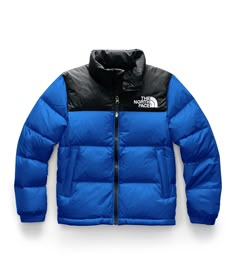 Northface Jacket Outfits, North Face Puffer Jacket Blue, North Face Bubble Jacket, The Nord Face, Blue North Face Puffer, Puffer Jacket North Face, The North Face Jackets Mens, Tnf Jacket, Blue North Face Jacket