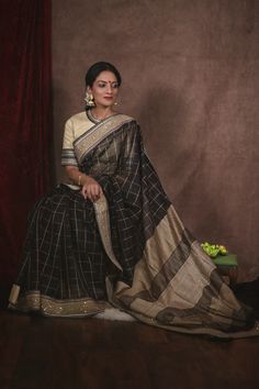 "She may be the song that summer sings, maybe the chill that autumn brings, maybe a hundred different things." Draped Sarees, Traditional Asian Dress, Fine Art Portrait Photography, Saree Poses, Black Saree, Fine Art Portraits