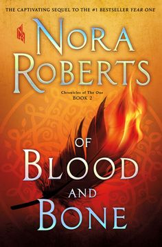 a book cover for the novel of blood and bone