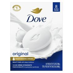 Dove Original Beauty Bar and gentle skin cleanser combines a gentle cleansing formula with our signature 1/4 moisturizing cream to hydrate and nourish skin, instead of leaving skin feeling dry and tight like an ordinary bar soap might. Dove mild cleansers help skin retain its natural moisture, which helps replenish skin-natural nutrients that can be lost during the cleansing process. Include this Beauty Bar in your bath and skin care routine as a facial cleanser or as a gentle skin cleanser for Dove Beauty Bar, Dove Beauty, Soft Smooth Skin, Gentle Skin Cleanser, Skin Cleanser, Mild Cleanser, Body Bars, Health Skin Care, Moisturizing Cream