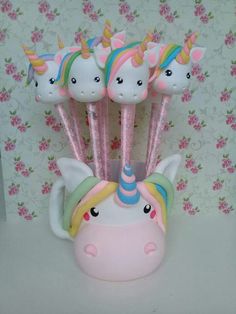 an image of unicorn cake pops on instagram