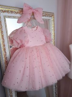 Princess Dress Pink, Toddler Pageant, Girls Polka Dot Dress, Birthday Princess Dress, Baby Girl Princess Dresses, Kids Party Dresses, Girls Formal Dresses, Girl Princess Dress