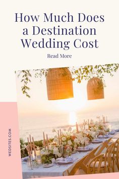 the cover of how much does a destination wedding cost?, with two hanging lanterns