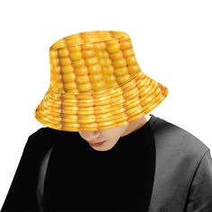 Keep your head covered in style with our Corn Cob Bucket Hat. Perfect for sunny days at the beach or when you're out harvesting crops. Embrace your playful side with this quirky and unique hat. Not just for farmers anymore! Features Soft and comfortable polyester For men and women One size fits most Delivery Free Shipping on every order. USA delivery: 10-19 daysUK delivery: 6-15 daysCanada delivery: 13-24 daysRest of the World: 11-19 days Your hat will be packed and shipped with care. Tracking will be sent to you within 3 - 7 days. Free Shipping on every order. 30 day money back guarantee. Secure payments. Casual Summer Brimmed Costume Hats And Headpieces, Fun Summer Costume Hats With Short Brim, Fun Short Brim Costume Hats For Summer, Fun Short Brim Summer Costume Hats, Fun Summer Costume Hat With Short Brim, Adjustable Bucket Hat For Beach, Fun Wide Brim Summer Hat, Summer Bucket Hat Costume One Size Fits Most, Casual Wide Brim Beach Costume Hat