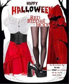 red riding hood Outfit | ShopLook Diy Little Red Riding Hood Costume Women, Red Riding Hood Outfit, Riding Hood Costume, Halloween 23, Red Riding Hood Costume, Diy Costume, Cute Themes, Halloween Costume Accessories, Halloween 2023