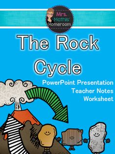 the rock cycle powerpoint presentation for teacher notes worksheet by mrs mcs