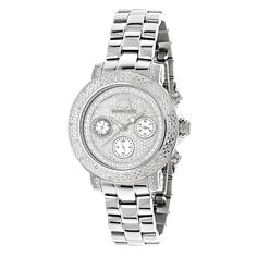 Check this out! Black Diamond Watch, Diamond Watches Women, Colorful Watches, Diamond Watches, Women Diamond, Patek Philippe, Women's Watch, Stainless Steel Band, Diamond Watch