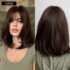 Fashion Dark, Women Cosplay, Party Women, Shot Hair Styles, Long Brown Hair, Penteado Cabelo Curto