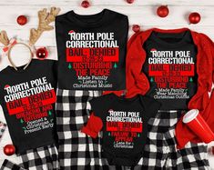 Matching Family Christmas Shirts 25 Quote, Most Likely to Superlative Funny Buffalo Plaid Holiday Outfit Mom Dad Baby Toddler Kid Friends - Etsy Matching Christmas Outfits, Listen To Christmas Music, Tee Outfit