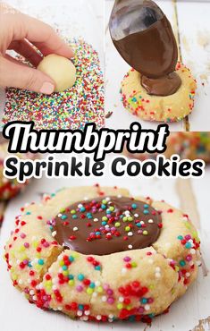 an image of some cookies with sprinkles on them