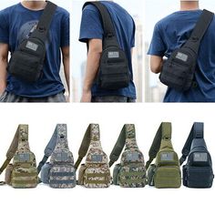 Top Seller for Mens Tactical Sling Bag Military Molle Chest Pack Crossbody Shoulder Backpack, New mens bags Biking Exercise, Goyard Men, Bag Goyard, Tactical Sling Bag, Bag Jacquemus, Backpack Tactical, Sling Bag Men, Chanel Men, Fendi Men