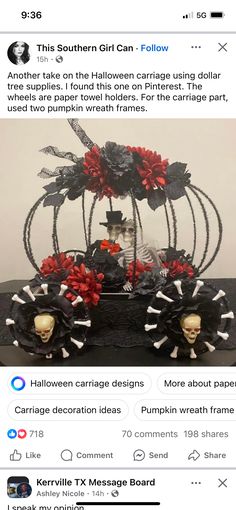 an image of a halloween decoration on twitter