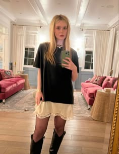 Chloe Cherry, Quoi Porter, Elle Fanning, Top Trending, 가을 패션, Get Dressed, Printed Blouse, 90s Fashion, Fashion Inspo Outfits