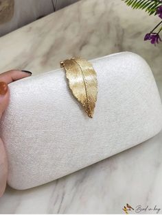 BirdinBag - Stylish Evening Clutch Bag for Formal Parties, Weddings & Proms - Womens Essential Beige Rectangular Bags For Wedding, Beige Rectangular Shoulder Bag For Wedding, Beige Rectangular Wedding Bags, Beige Handheld Wedding Bag, White Clutch Bag For Wedding Guests, Beige Clutch Bag For Wedding, Formal Parties, Word Wrap, Women Essentials