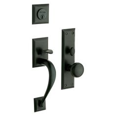 an image of a door handle and knob