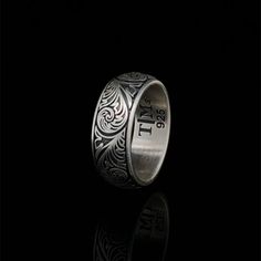 An engraved ring is a thoughtful way to turn jewelry into a true sentimental piece. Ring-engraving is a time-worn tradition, with origins often attributed to the inscription of romantic poems in jewelry of the medieval European courts. Whether you need engraved promise rings, an engraved wedding band, or engraved rings for couples, adding a message for just the two of you turns your jewelry into something truly irreplaceable. Tim's Silver gives you the meaning, and the properties of this ring. P Symbolic Engraved Ring Stamped 925 For Promise, Timeless Silver Engraved Ring, Etched Promise Ring Jewelry, Adjustable Engraved Promise Bands, Symbolic Engraved Ring For Formal Occasions, Anniversary Bands With Engraving Option, Anniversary Band With Engraving Option, Symbolic 925 Stamped Engraved Ring For Formal Occasions, Symbolic Engraved Stamped Ring For Promise