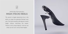 Shoes transform from flats to high heels in seconds by Mime et moi — Kickstarter Shoe Art, Christian Louboutin Pumps, Clip On, Different Colors, Christian Louboutin, Heel Height