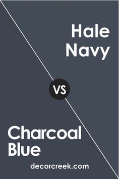 Charcoal Blue SW-2739 vs Hale Navy by Sherwin-Williams Indigo Batik Sherwin Williams, Dark Blue Kitchen Cabinets, Cottage Addition, Dark Blue Paint Color, Dark Blue Kitchens, Dark Blue Paint, Navy Paint