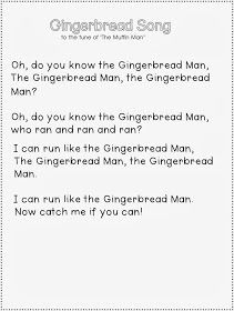 the gingerbread man worksheet for children to learn how to read and write