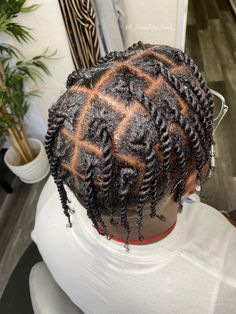 Queen Braids Hairstyles, Plat Twist Hairstyles Men, Black Man Hairstyle Twist, Rope Twist Braids Men, Twists Ponytails Men, Thick Two Strand Twist For Men, Men’s Rope Twist, Rope Twists, 2strands Twist Men