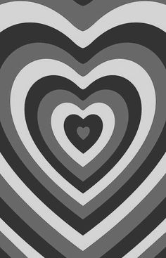 a black and white heart shaped background