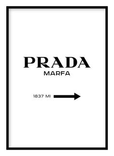 a black and white photo with the words prada marea in front of it