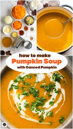 how to make pumpkin soup with canned pumpkin